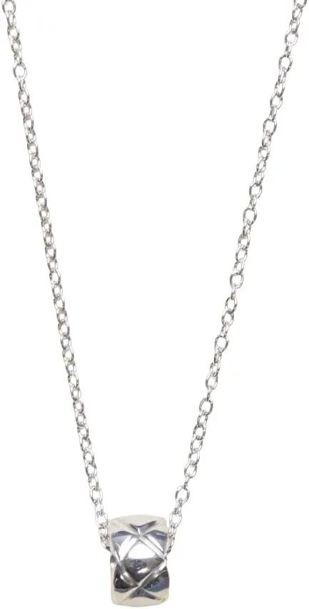 18K Yellow Gold Plated Crush Round Pendant Necklace(Unisex), Waterproof, Never Tarnished, Luxury Designer Jewelry Ring, Circles Pendant Necklace