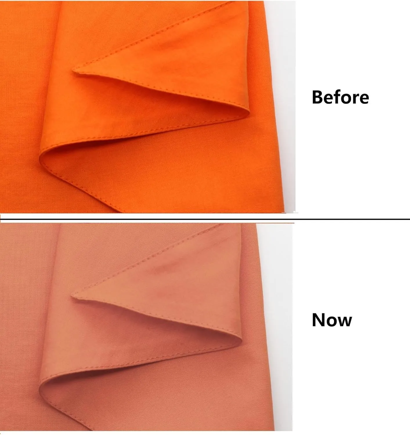 2 Pack Orange Dog Bandanas Blank Cotton for Medium Large Dogs