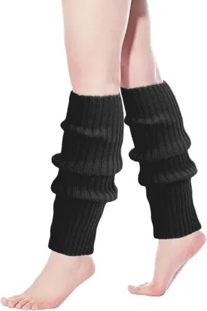 80s White Leg Warmers for Women - Winter Long Leg Warmers, 80s Outfit
