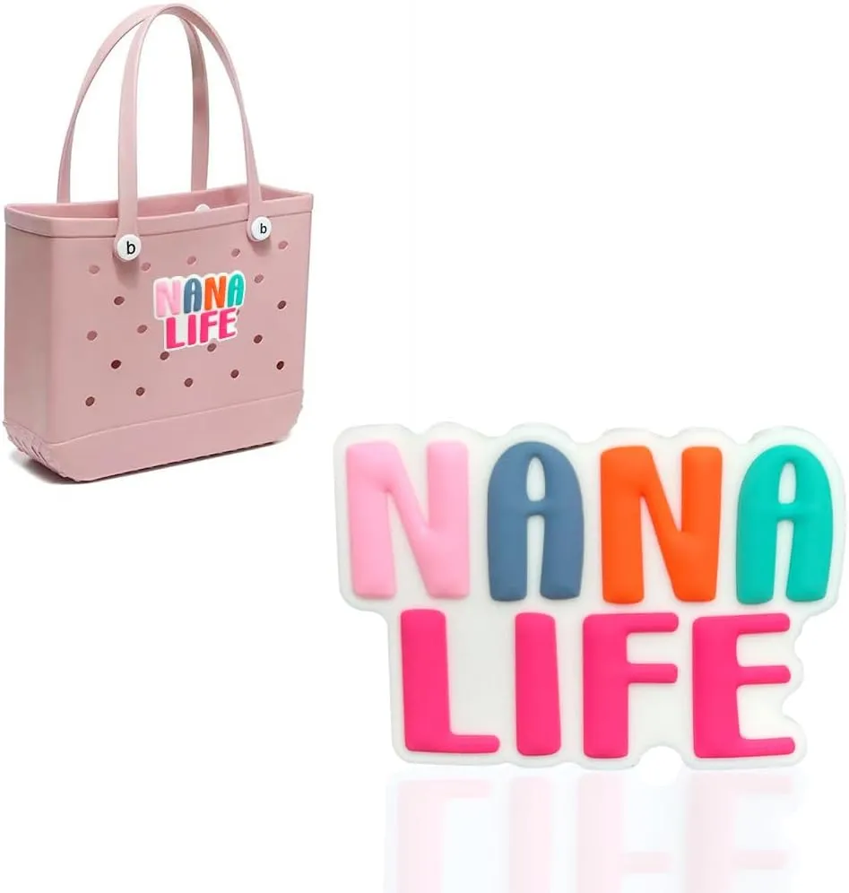 A&H Zier Bogg Bag Accessory Silicone Charms Fade-Resistant 0.5cm Thick Compatible With Most Bogg Bag