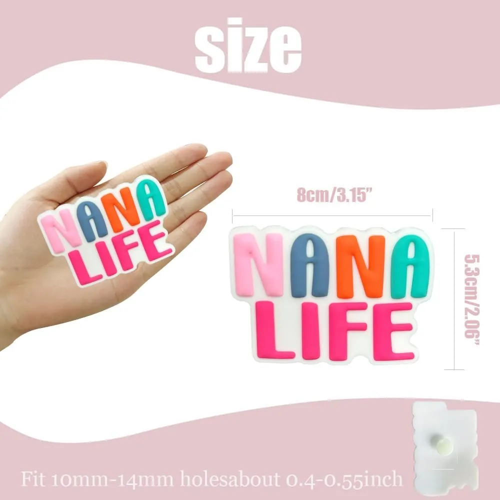 A&H Zier Bogg Bag Accessory Silicone Charms Fade-Resistant 0.5cm Thick Compatible With Most Bogg Bag