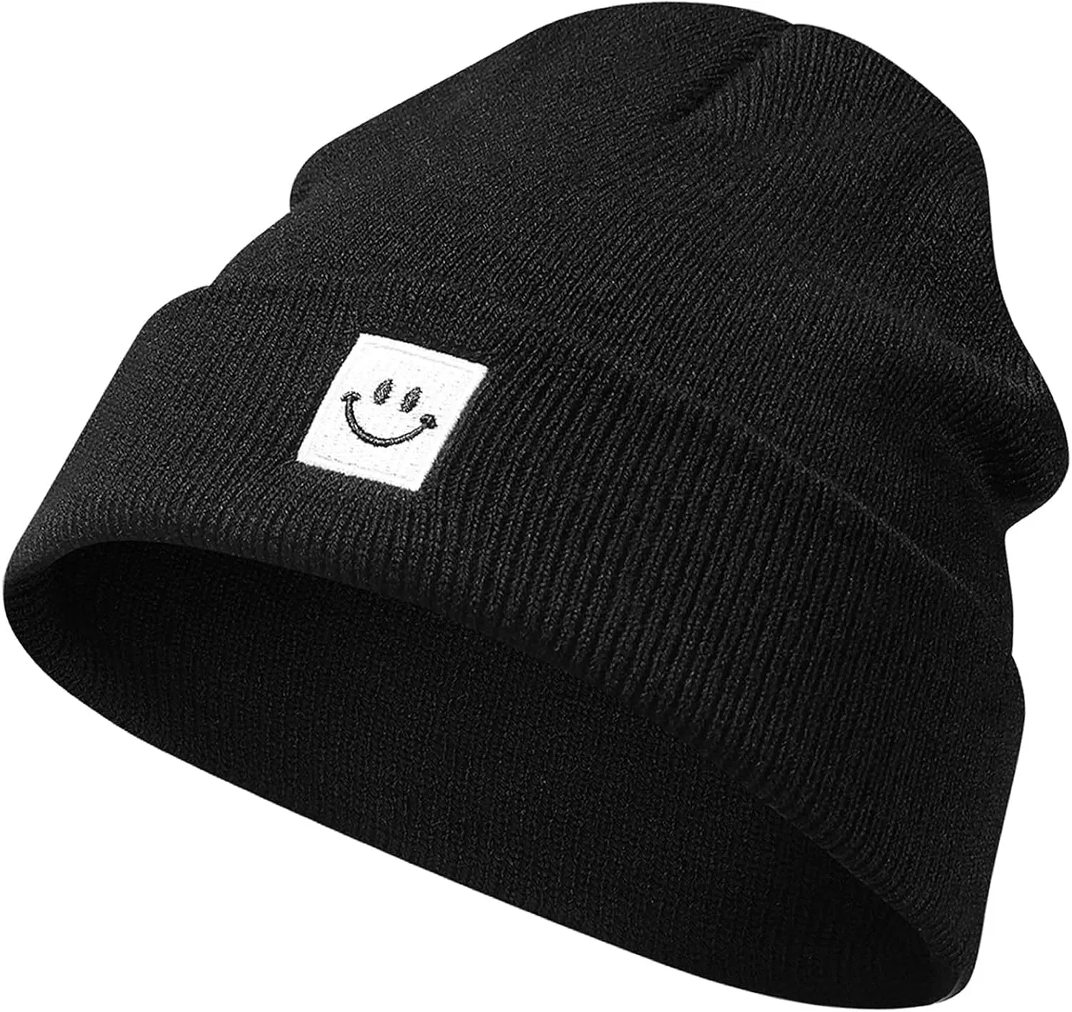 Baby Beanie Knit Ski Hat with Cute Face for Girls Boys 0-7 Years