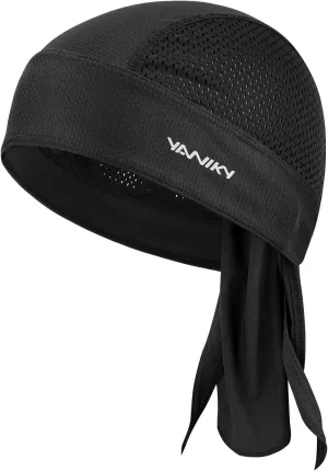 Bandanas Skull Caps for Men, Women Skull Cap Helmet Liner Cycling Hat Durags Motorcycle Bandana Sweat Wicking Do Rag