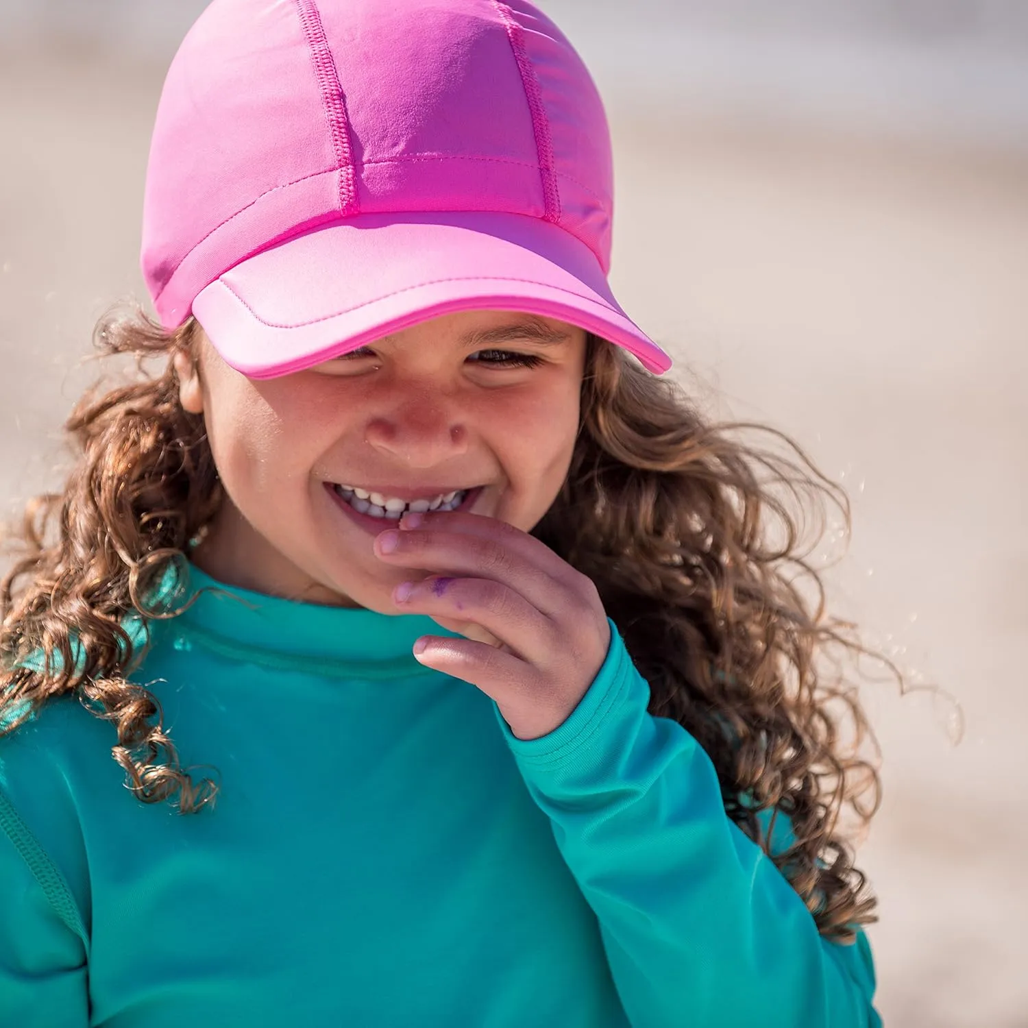 Baseball Style Sun Hat. Our Womens, Kids or Mens Hat has UPF 50 UV Protection for Beach, Pool & Water Sports