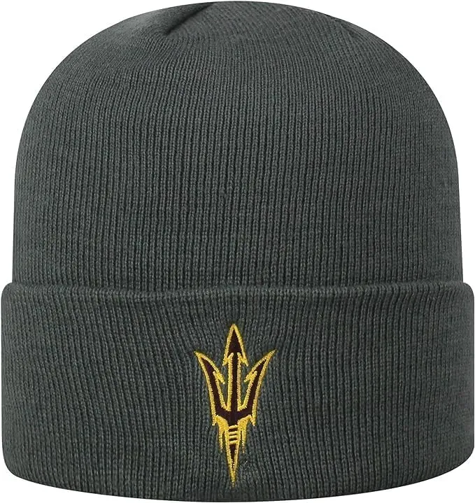 Collegiate Cuffed Knit Beanie Hats, Cuffed Knit Winter Beanies Available