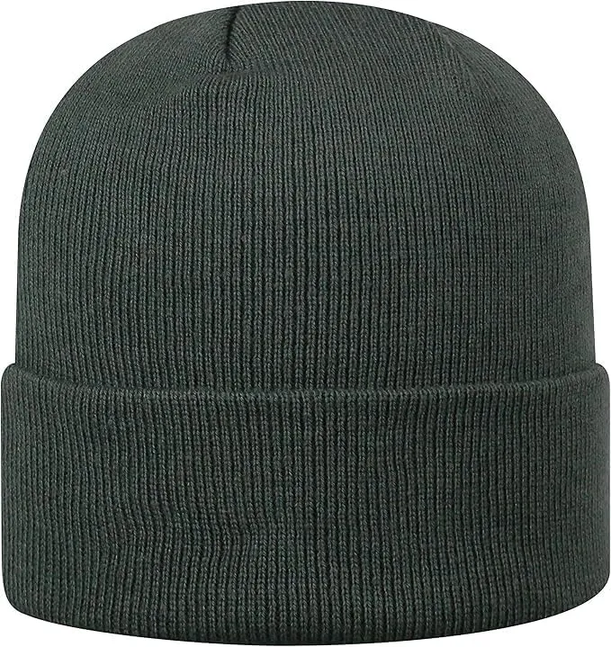 Collegiate Cuffed Knit Beanie Hats, Cuffed Knit Winter Beanies Available