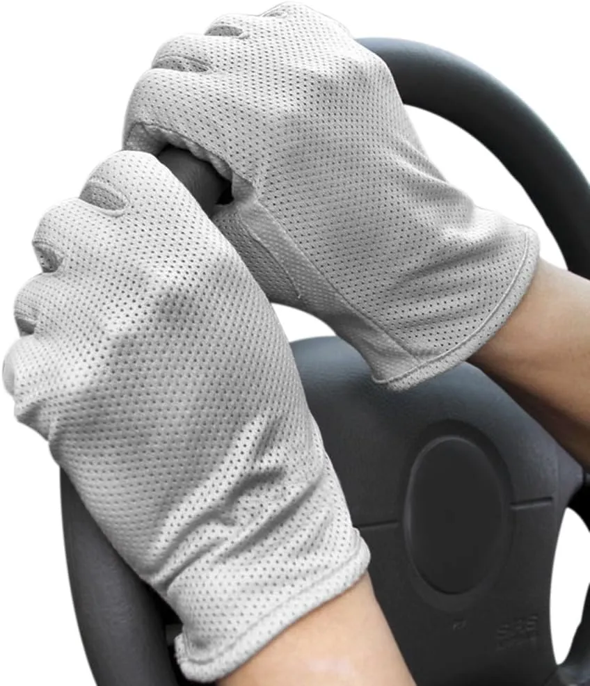 Driving Gloves for Men Women Cotton Non Slip Touchscreen UV Sun Protection Gloves for Cycling Motorcycle Camping