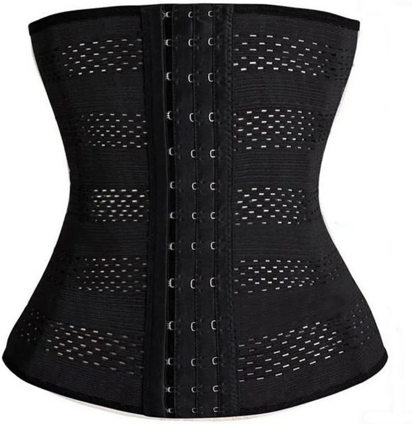 Everbellus Women's Breathable Elastic Corset Waist Trainer Cincher Belt Shapewear