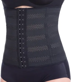Everbellus Women's Breathable Elastic Corset Waist Trainer Cincher Belt Shapewear