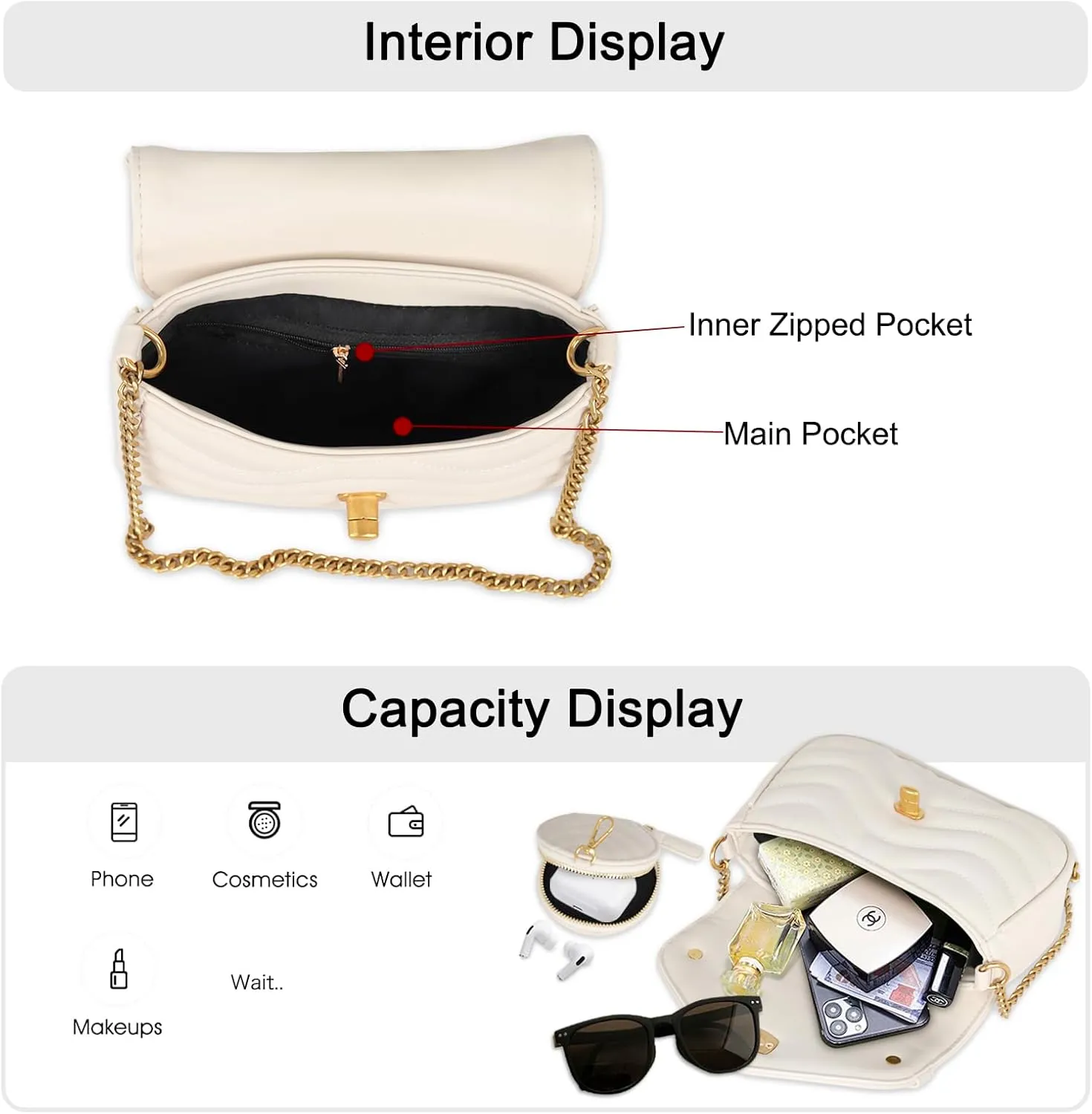 EXTREE crossbody Bags for Women,Trendy Shoulder Vegan Leather Handbags, Satchel Purse with Adjustable Wide Vintage Strap