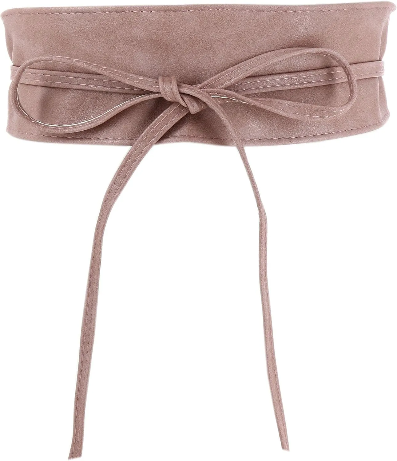 FASHIONGEN - Woman leatherette waisband Obi Belt, MICA