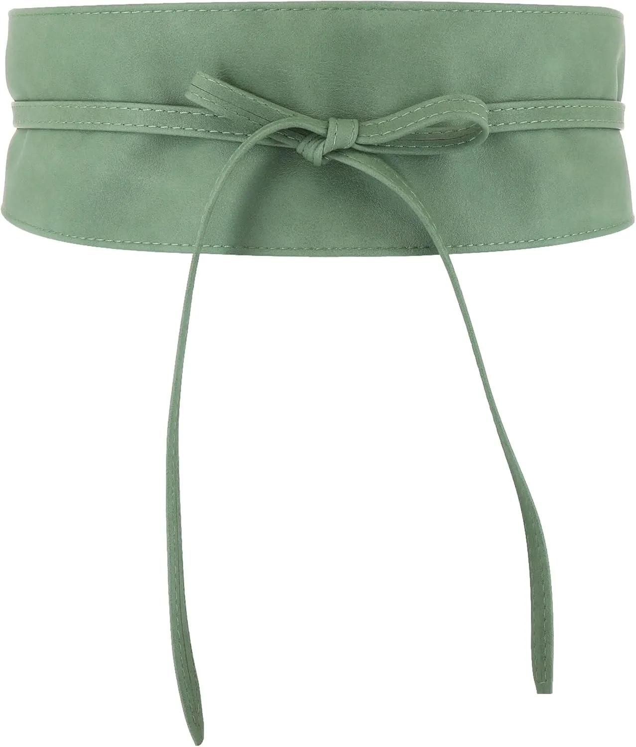 FASHIONGEN - Woman leatherette waisband Obi Belt, MICA