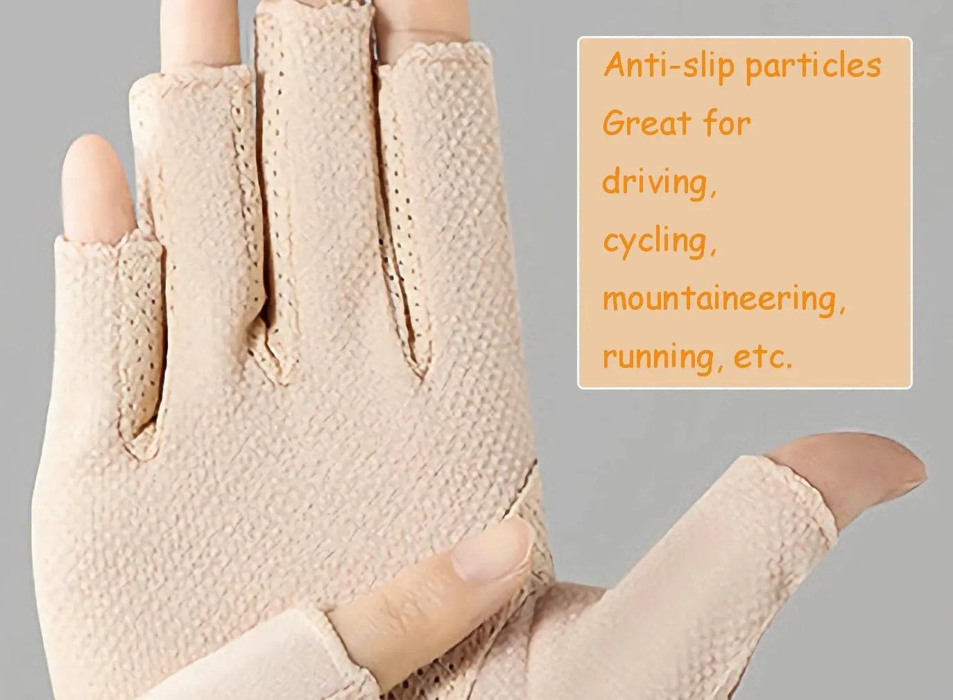 FGSS Summer Sunblock Gloves UV Protection Non-Slip Touchscreen Driving Gloves for Women Cyling Riding Outdoor