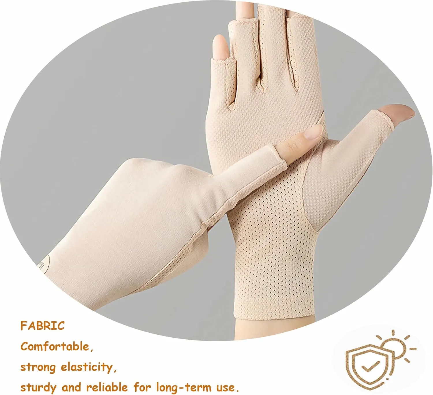 FGSS Summer Sunblock Gloves UV Protection Non-Slip Touchscreen Driving Gloves for Women Cyling Riding Outdoor