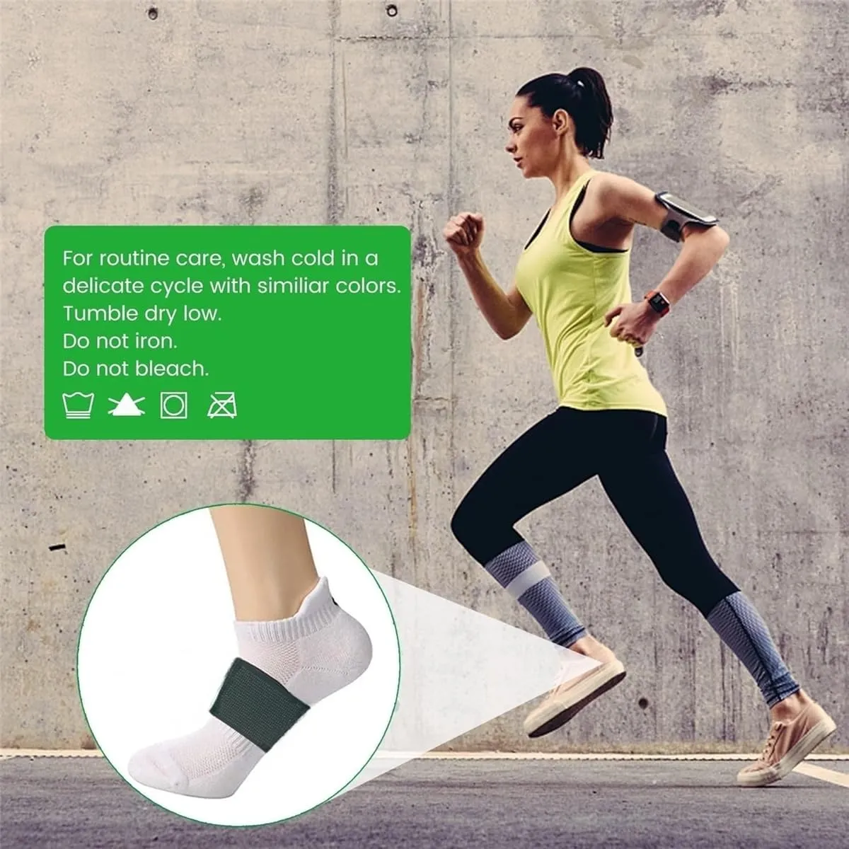 Foot Arch Support, 2 Pair Compression Arch Support Sleeves with Gel Pad Inside, Plantar Fasciitis Braces for Flat Foot, High Arch Pain Relief, Unisex (S, Beige)