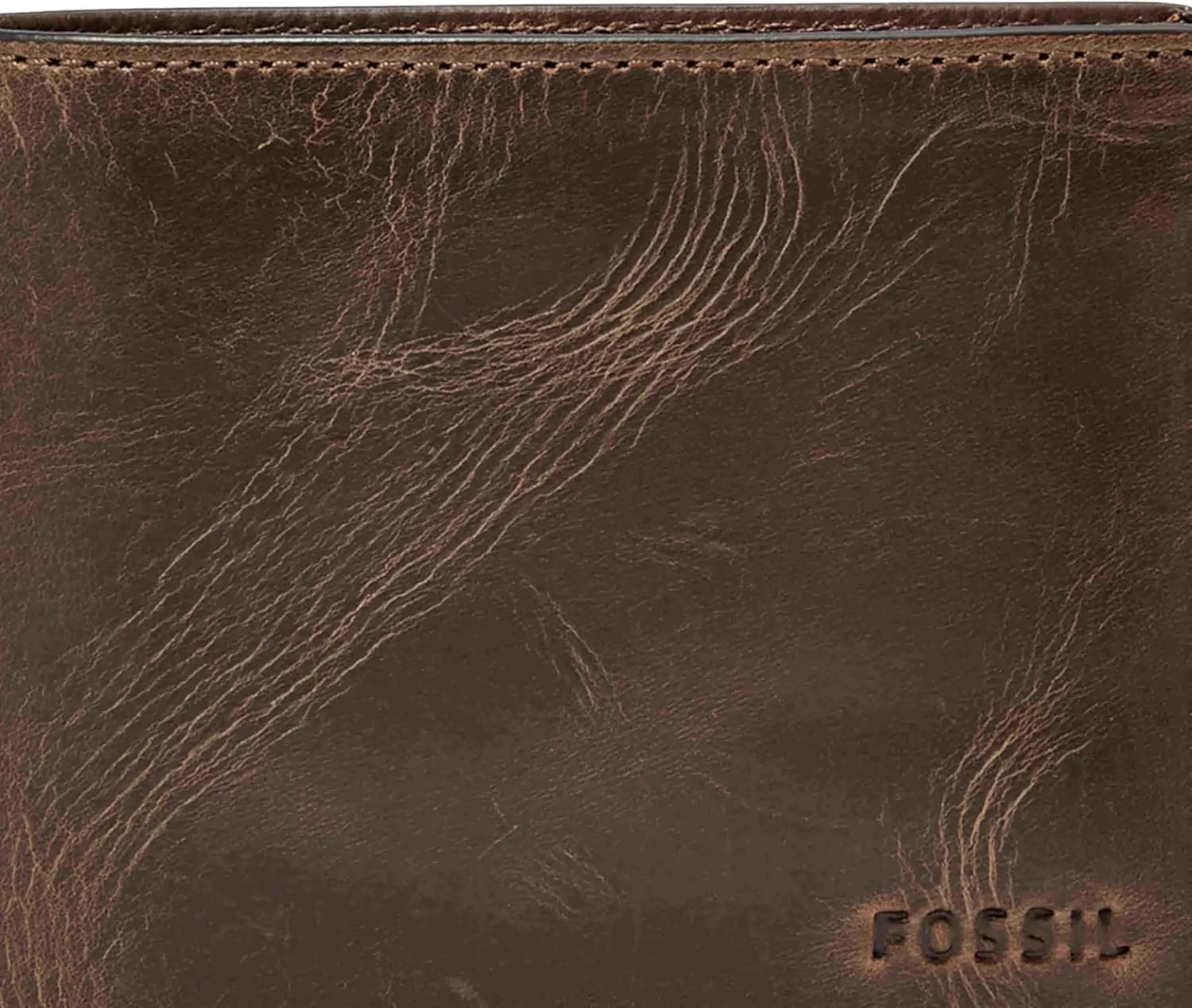 Fossil Men's Derrick Bifold Passcase Wallet