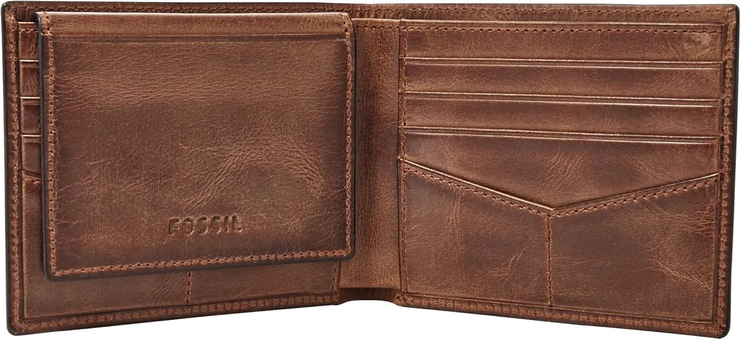 Fossil Men's Derrick Bifold Passcase Wallet