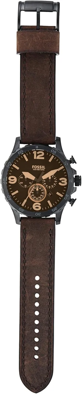 Fossil Men's Nate Quartz Stainless Steel Chronograph Watch