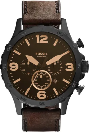 Fossil Men's Nate Quartz Stainless Steel Chronograph Watch