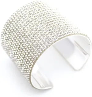 Fuqimanman2020 Multi Rows Rhinestone Bracelet Crystal Wide Arm Cuff Bangle for Women Bridal Statement Party Wedding Prom Jewelry