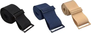 Gelante Lady Invisible Belt - Web Canvas Elastic Adjustable Skinny No Show Belt