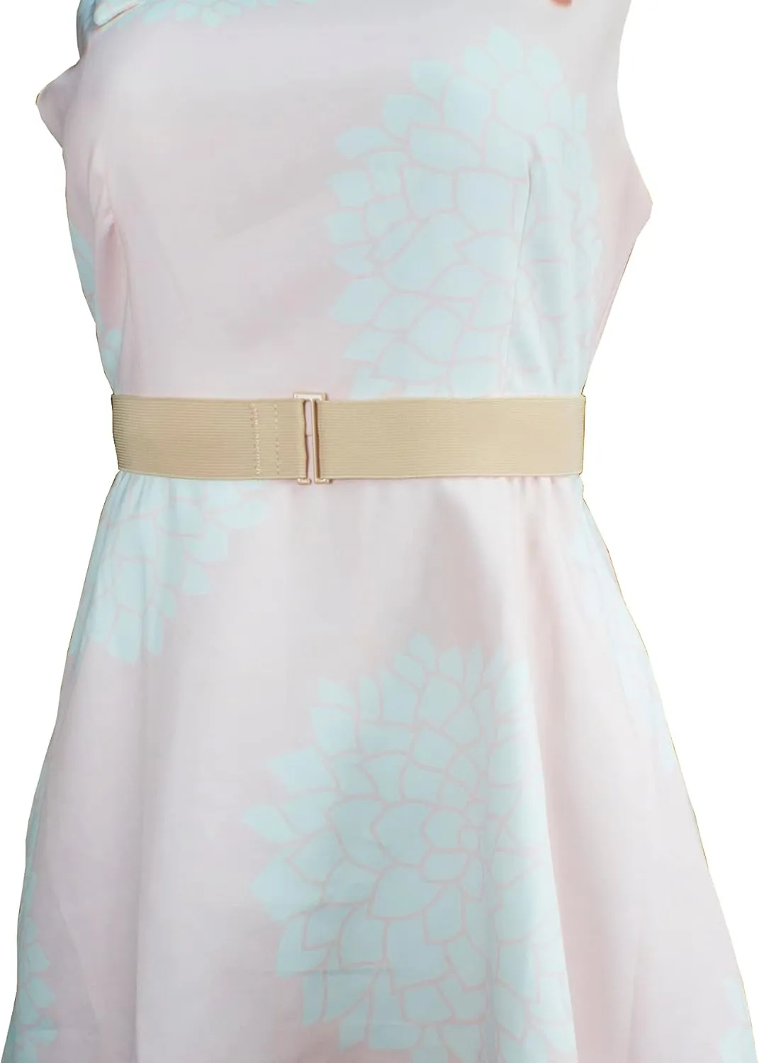 Gelante Lady Invisible Belt - Web Canvas Elastic Adjustable Skinny No Show Belt