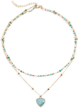 Handmade Multilayered Colorful Seed Beads Choker Necklace  Boho Starfish Creative Beach Jewelry for Women  Summer Necklace