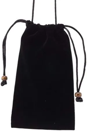 Hanging neck Microfiber Pouch - Cell Phone Soft Storage Bag Microfiber Glasses Sleeve Pouch Sunglasses Bag Electronic Gadgets Case Cover with Drawstring Closure(7.5 inch)