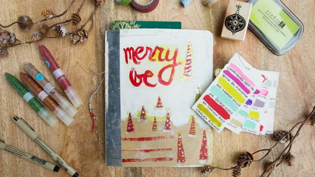 Holiday Art Journaling