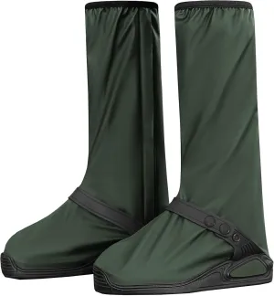 iCreek Waterproof Shoe Covers Reflective Rain Boot Foldable Non-Slip Protective Overshoes for Rainy Day, Hiking, Outdoor