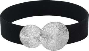 Initlove Wide Stretchy Waist Belt for Women Elastic Waistband for Dresse