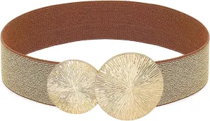 Initlove Wide Stretchy Waist Belt for Women Elastic Waistband for Dresse