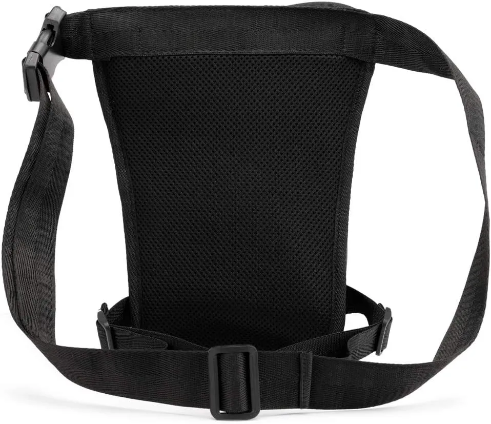 KPYWZER Outdoor Thigh Drop Leg Bag for Men Women Waist Fanny Pack Motorcycle Ride Crossbody Shoulder Riding Travel Hiking Tactical 04-Black