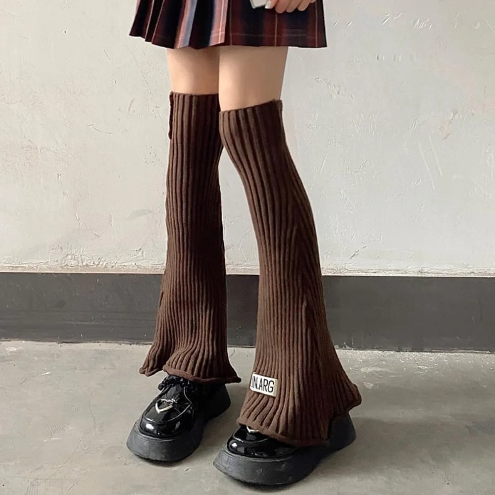Leg Socks Leg Warmer Sweet Cool Millennium Spicy Girl Knitted Small Y2K Calf Socks