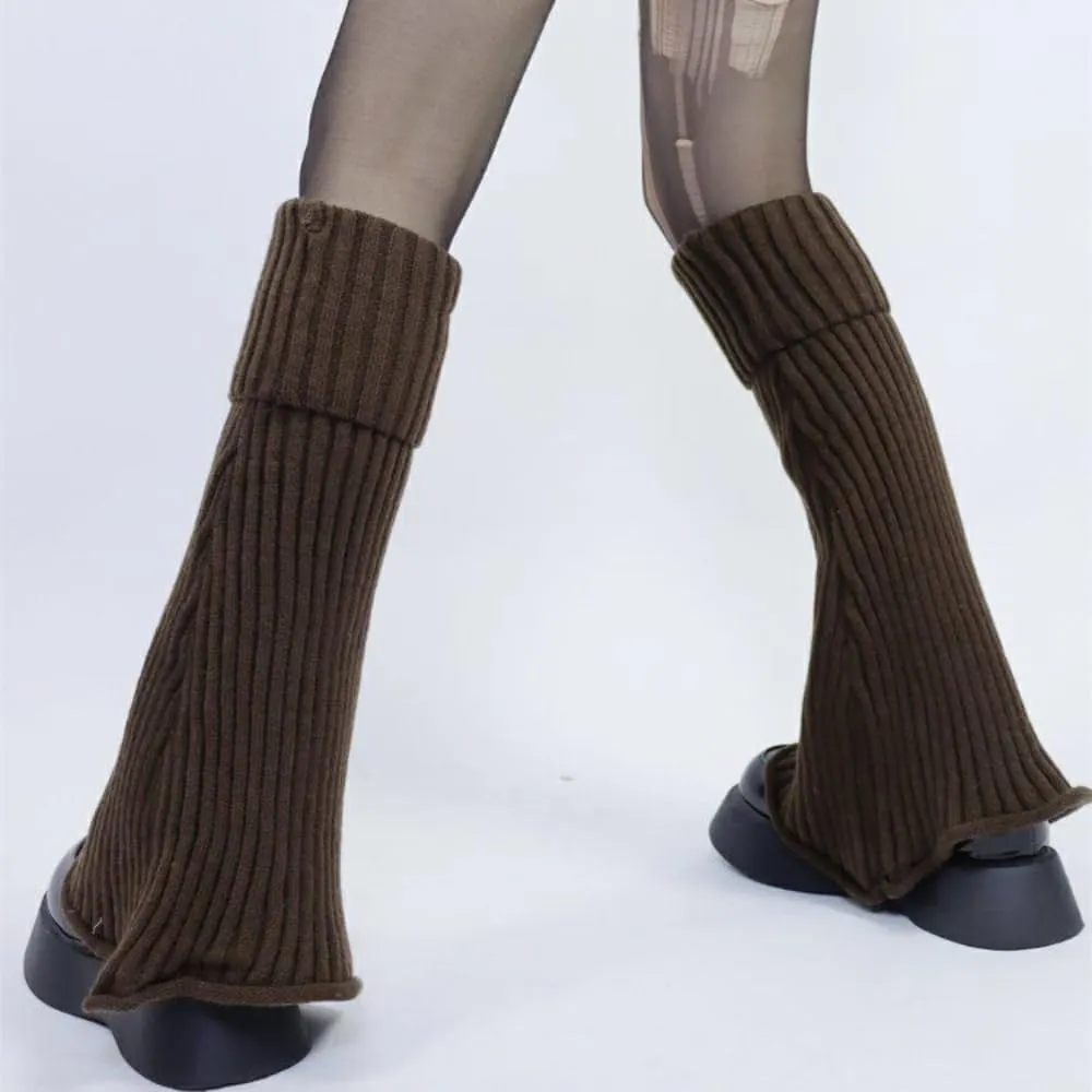 Leg Socks Leg Warmer Sweet Cool Millennium Spicy Girl Knitted Small Y2K Calf Socks