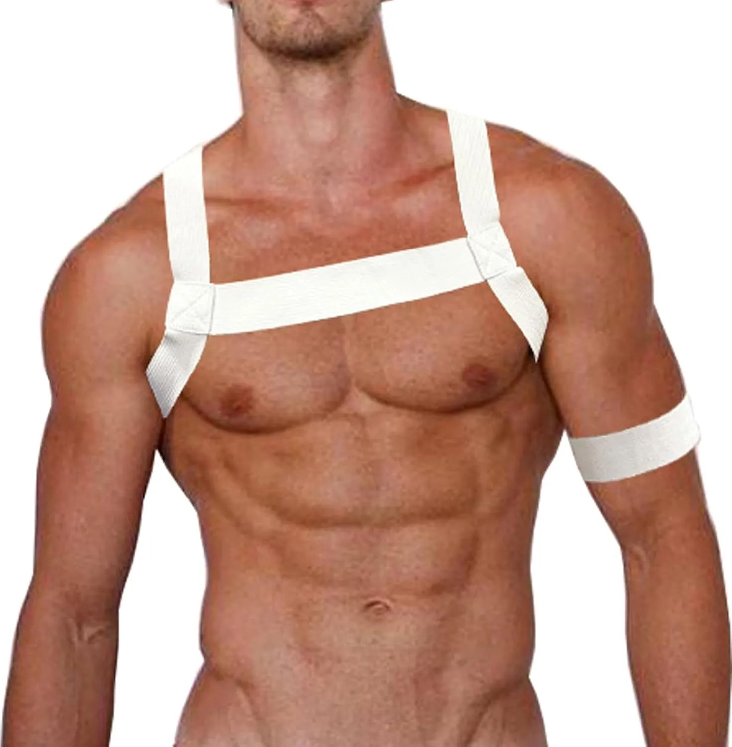 Men's Shoulder Strap Chest Harness Sexy Lingerie Lingerie Elastic Shoulder Muscle Bands