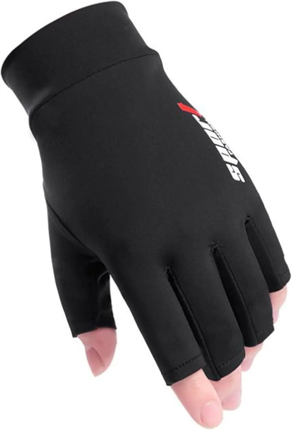 Mens Sun Protection Driving-Gloves Non-Slip Touchscreen Ice-Silk Sunblock Glove for Cycling Riding