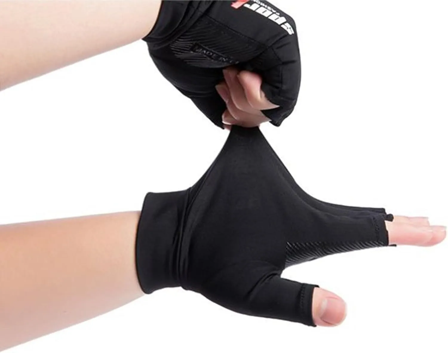 Mens Sun Protection Driving-Gloves Non-Slip Touchscreen Ice-Silk Sunblock Glove for Cycling Riding
