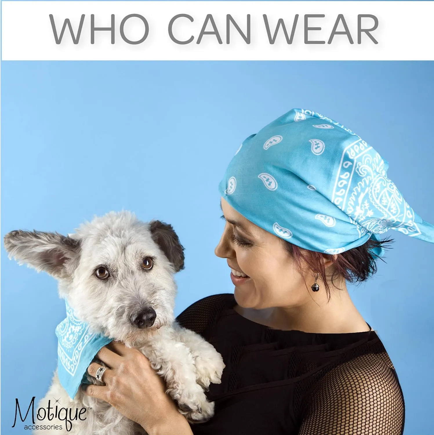 Motique Accessories Set of 3 Jumbo Bandanas