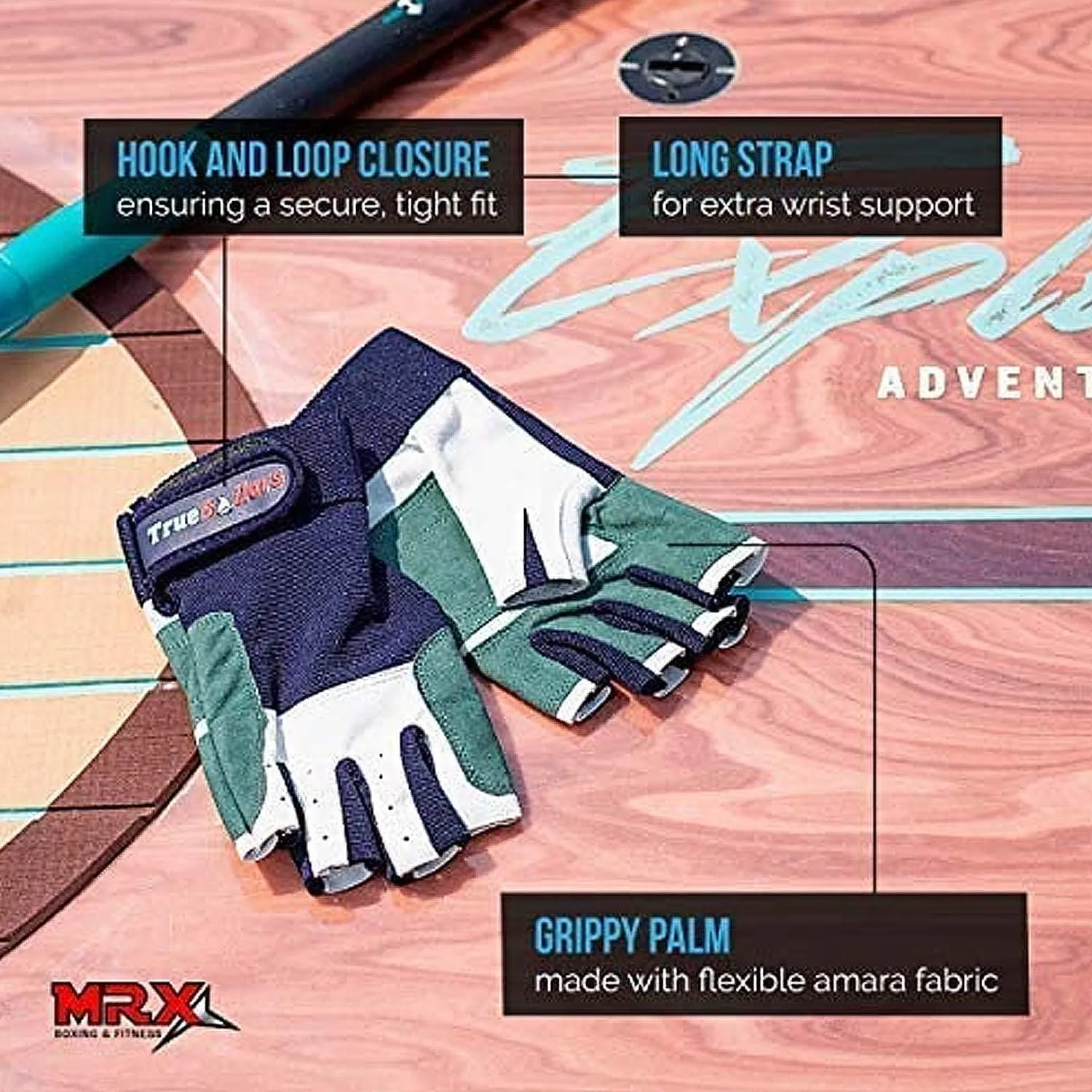 MRX Sailing Gloves Fishing Kayak Gloves for Men & Women Rowing Water Ski Canoe Paddle Gloves Sailing Gear Women Paddling Gloves | Sailing Gloves for Men & Women | Short Finger Sailing Kayaking Gloves