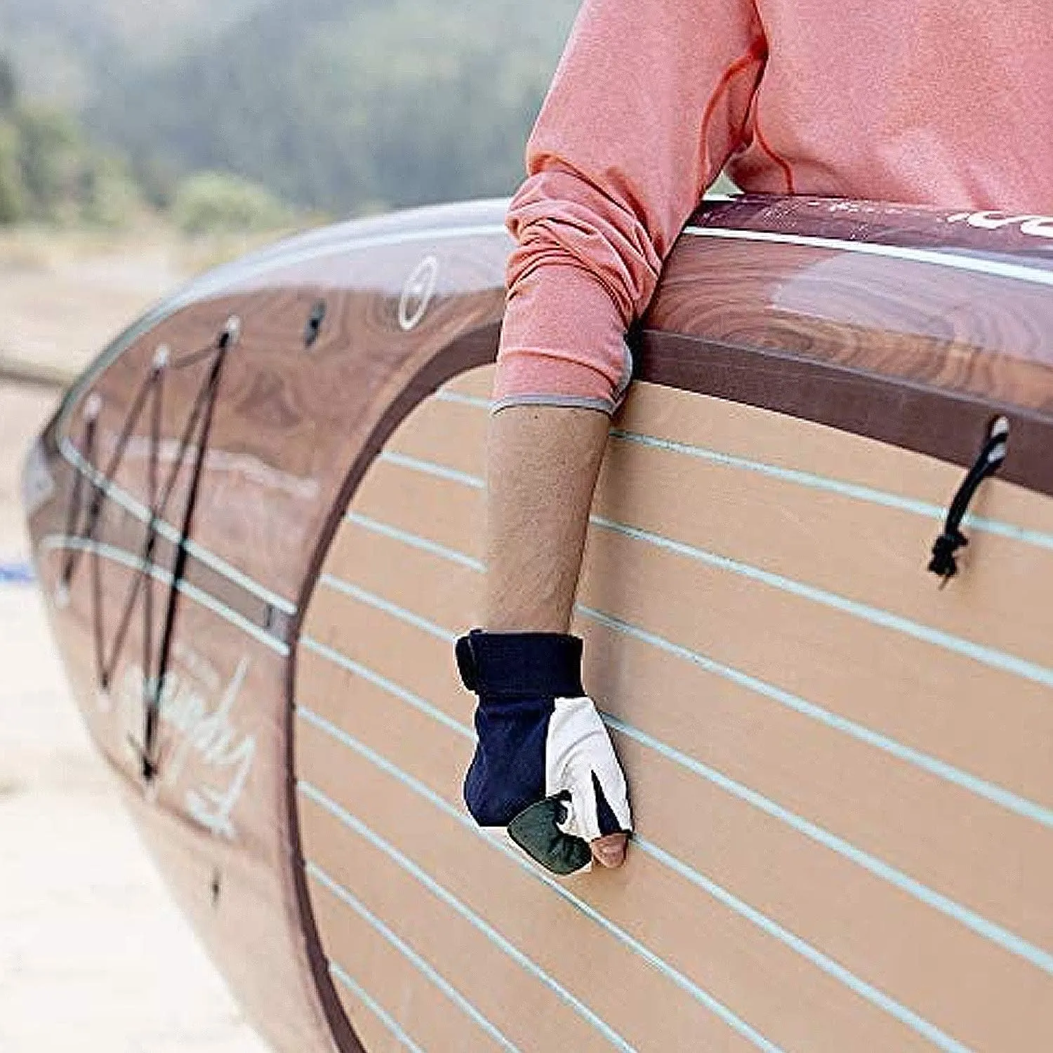 MRX Sailing Gloves Fishing Kayak Gloves for Men & Women Rowing Water Ski Canoe Paddle Gloves Sailing Gear Women Paddling Gloves | Sailing Gloves for Men & Women | Short Finger Sailing Kayaking Gloves