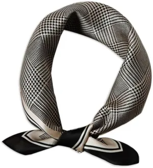 Mulberry Silk Scarfs Women Small Square Scarf 21" x 21" Breathable Lightweight Neckerchief Headscarf