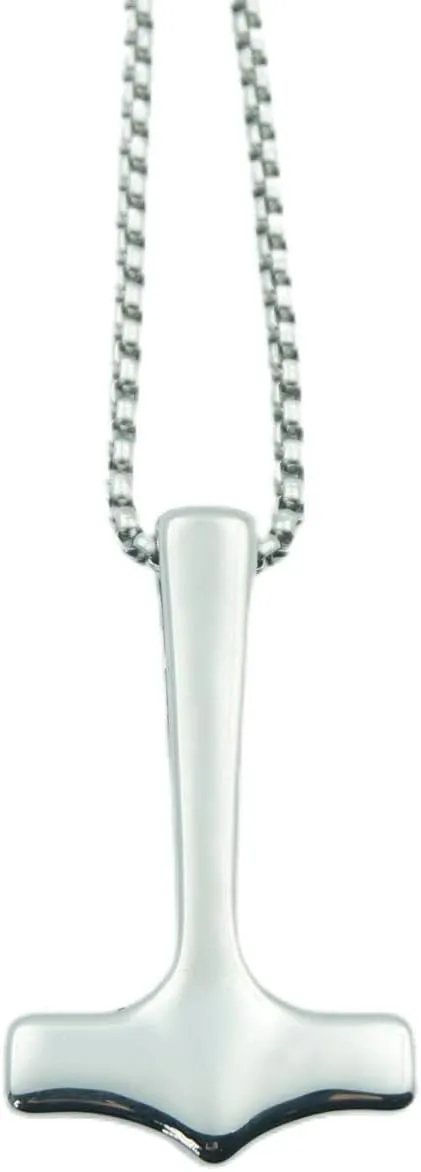 Nordic Viking Celtic Thor Hammer Mjolnir Necklace Amulet Luck Scandinavian Rune Necklaces Men Chain Jewelry