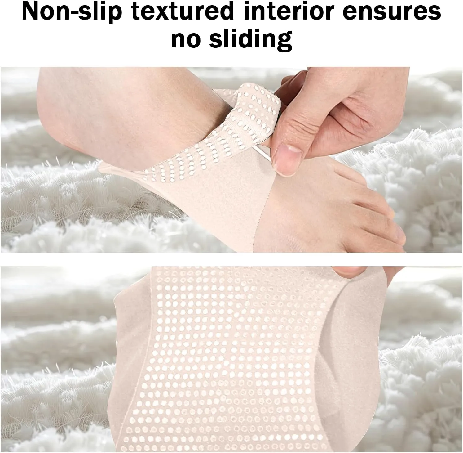 NuCamper Arch Support Compression Sleeves (Pair) for Plantar Fasciitis Relief, Non-Slip Wearable Foot Arch Supports Brace for Men & Women, Foot Sleeves Support for Fallen Arches, High Arch, Flat Feet