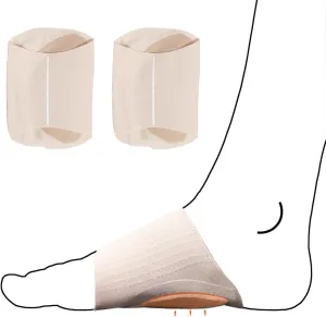 NuCamper Arch Support Compression Sleeves (Pair) for Plantar Fasciitis Relief, Non-Slip Wearable Foot Arch Supports Brace for Men & Women, Foot Sleeves Support for Fallen Arches, High Arch, Flat Feet