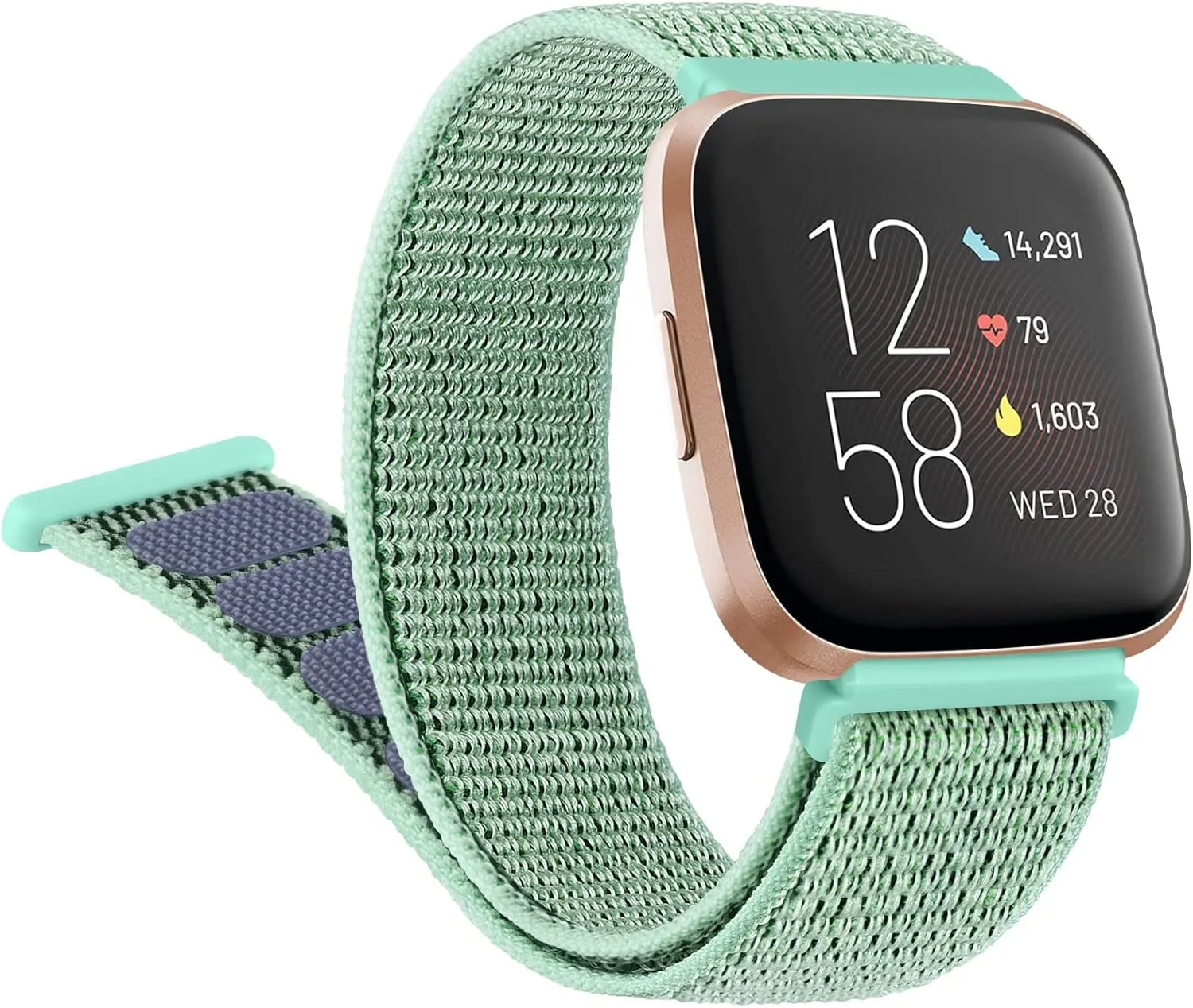 Nylon Bands for Fitbit Versa 2 - Soft Breathable Sport Replacement Wristbands for Women & Men