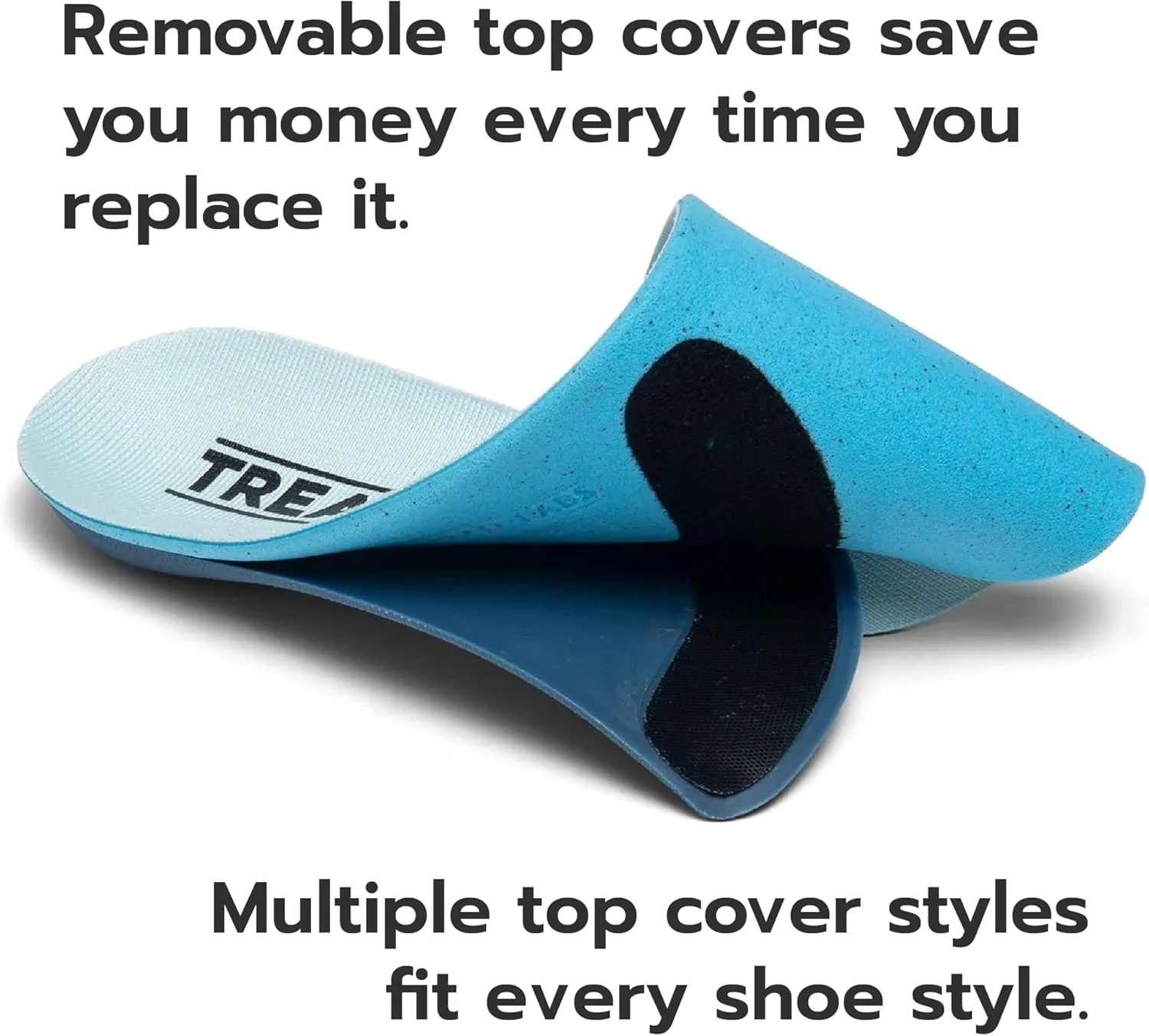 Pace Insoles Arch Supports for Flat Feet to High Arches - Extra Firm Mens and Womens Orthotics for Foot Pain Relief, Plantar Fasciitis, Supination  Deep Heel Cup - Replaceable Top Cover