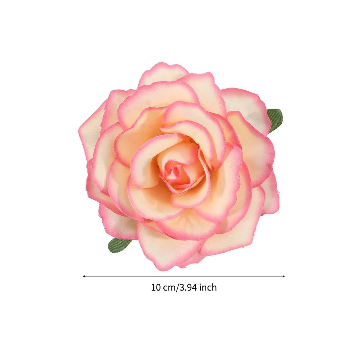 Pink & Beige Rose Brooches Flower Hair Clips for Women | Brooches and Pins | Hair Accessories | Valentines Hair Clips, Wedding Hair Accessories | Lapel Pin