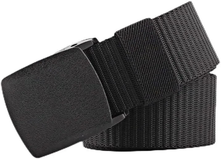 PlanetWonder Canvas Belt (Metal-Free, Vegan, Resizable, Belt End-Tuck)