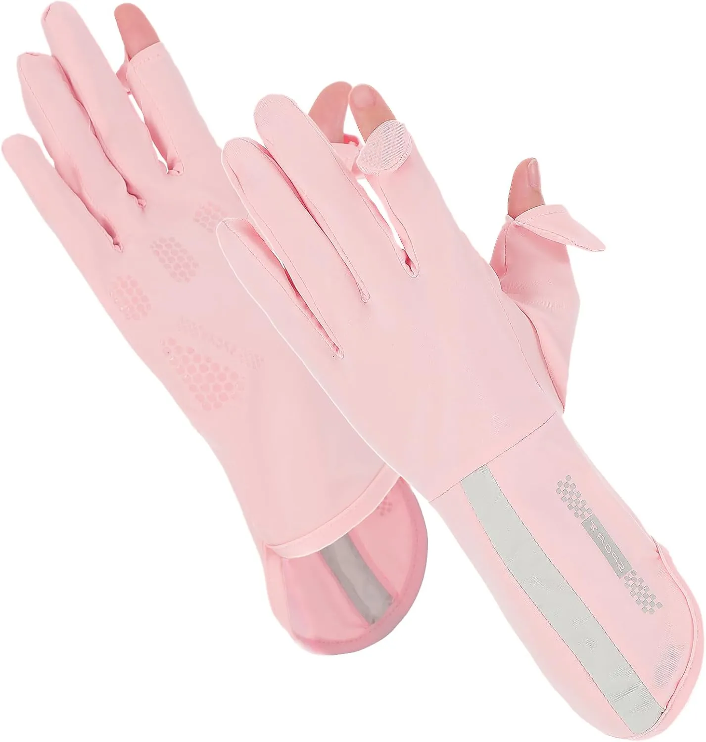 Protection Driving Gloves, Non Slip Full Finger Sun Gloves Breathable Sun Protection Summer Outdoor Gloves for Women Cycling Outdoor Activities